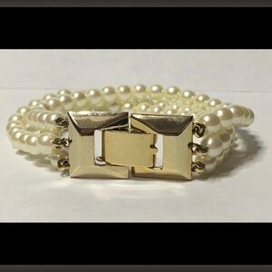 Vintage 8" Triple Strand Bracelet
